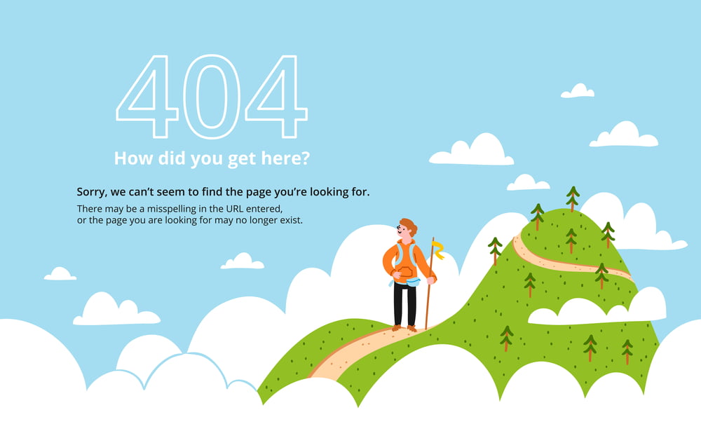 404 Page not found Website Issue
