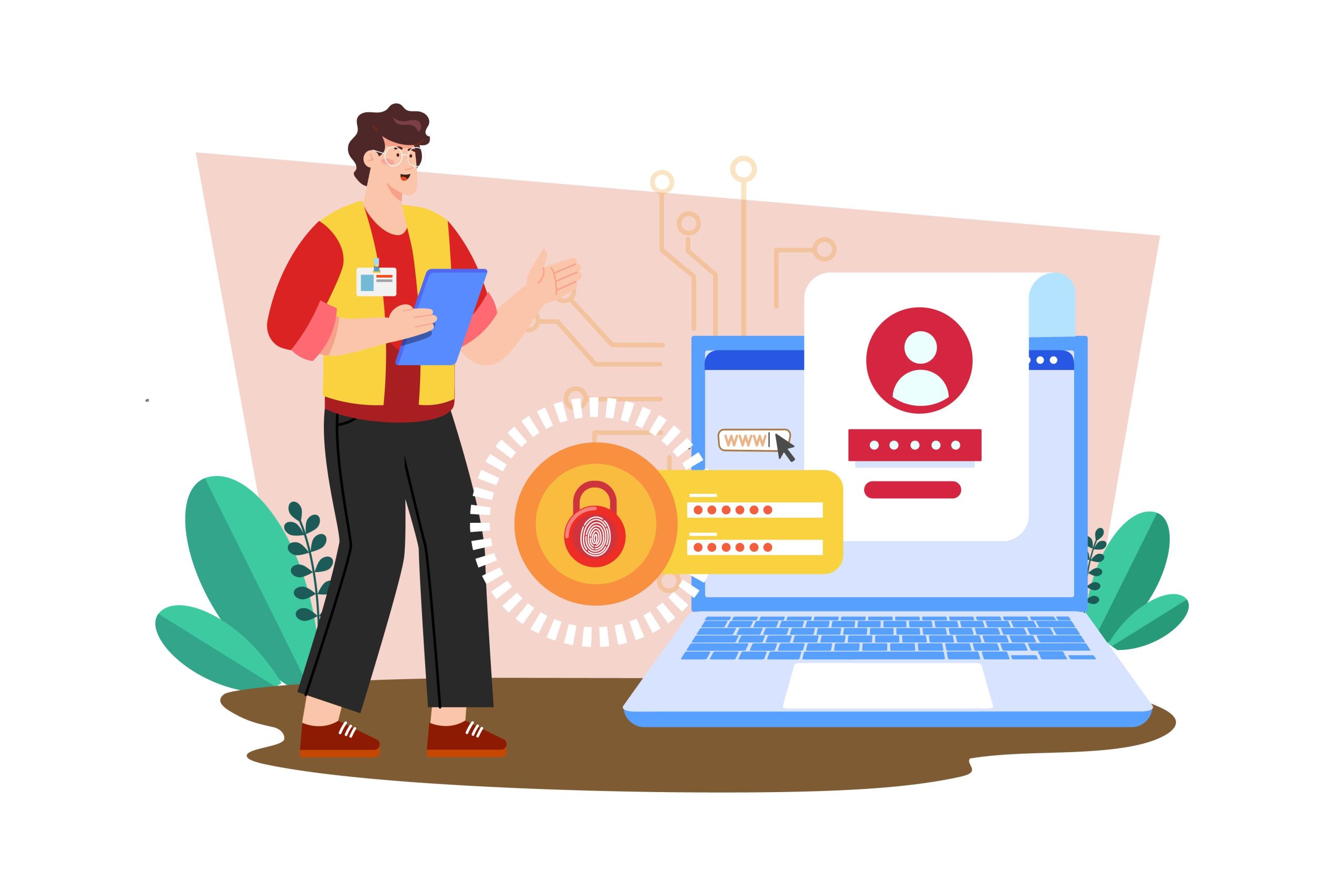 a CRM integration helps your business through better lead management image shows employee studying customer account