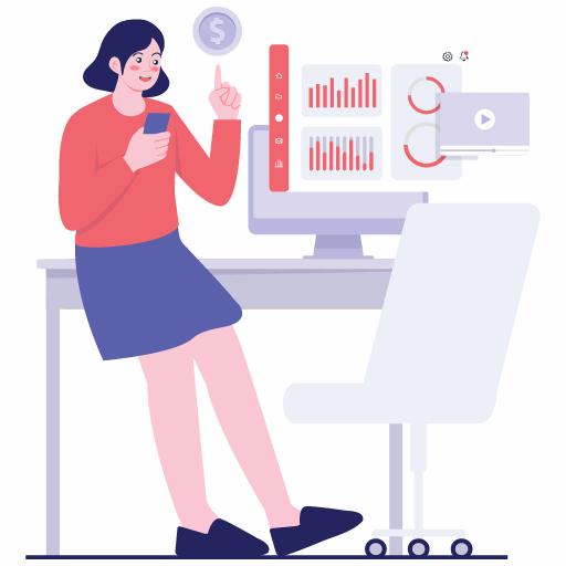 there are multiple factors to consider when deciding between Wix Studio vs. WordPress image shows woman leaning against desk